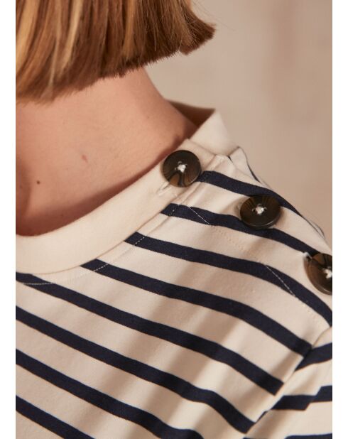 Ecrufarbenes T-Shirt Dalia