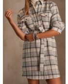 Robe Maud CRX gris pâle