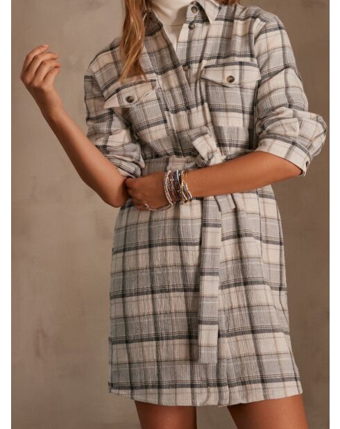 Robe Maud CRX gris pâle