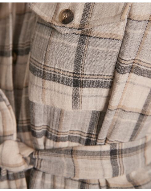 Robe Maud CRX gris pâle