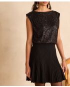 T-shirt nera Felicite