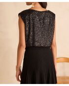 T-shirt nera Felicite