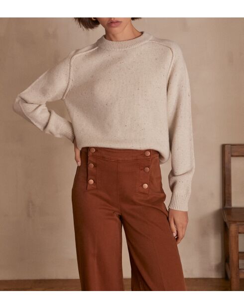 Natürlicher Strickpullover Ceane
