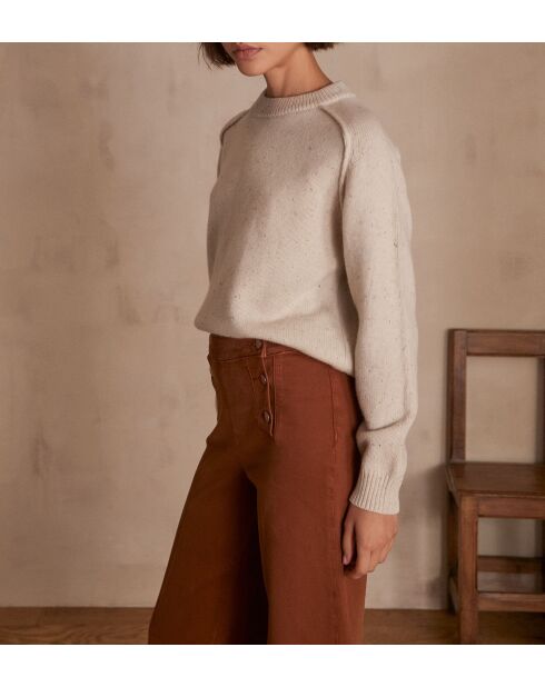 Natürlicher Strickpullover Ceane