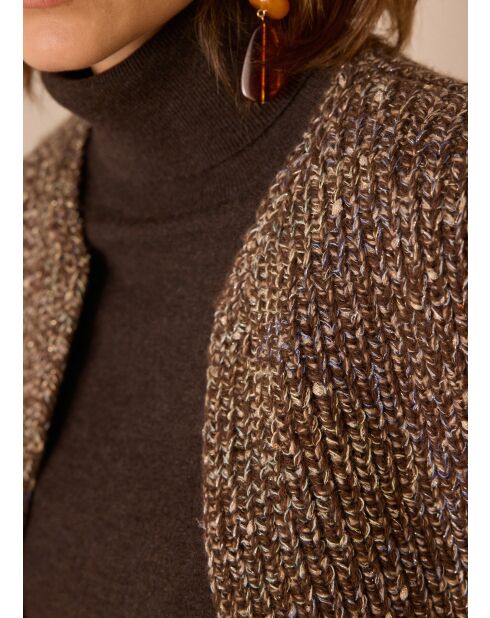 Bastien dunkelbrauner Pullover