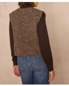 Bastien dunkelbrauner Pullover