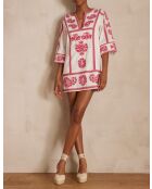 Primerose besticktes Marguerite-Kleid