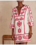 Primerose besticktes Marguerite-Kleid