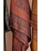 Foulard Ville Tessa cannelle