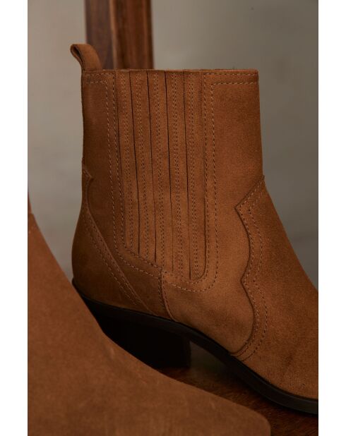 Hellkamelfarbene Rachel-Stiefel