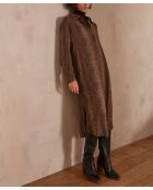 Kamelfarbenes Kleid Monica