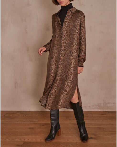 Kamelfarbenes Kleid Monica