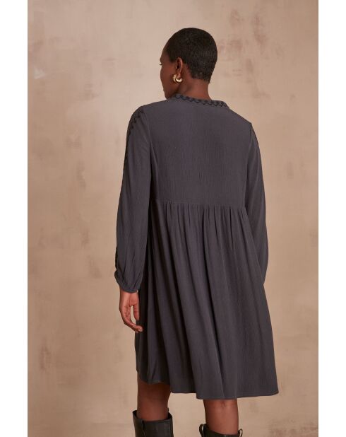 Robe Maelys gris souris