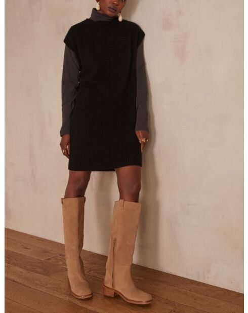 Abito Marion in maglia nera