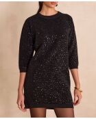 Abito in maglia nera Reveillon