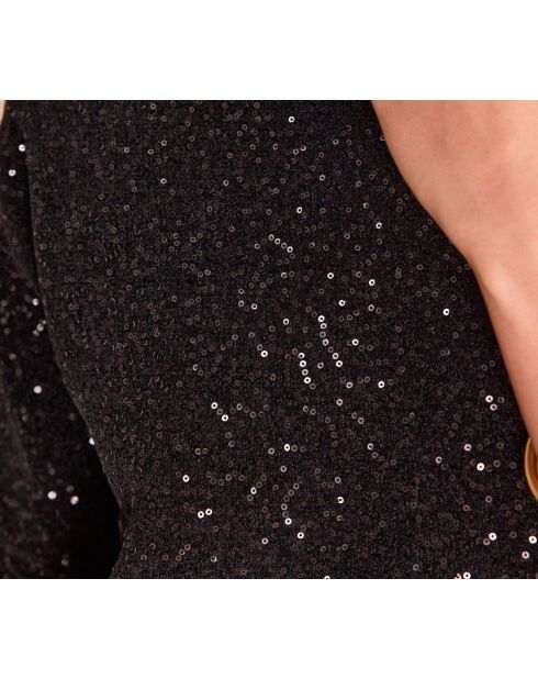 Abito in maglia nera Reveillon