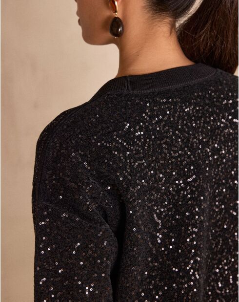 Abito in maglia nera Reveillon
