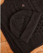 Plastron Teddy noir