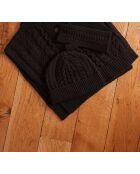 Plastron Teddy noir