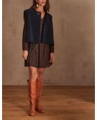 Robe Mabelle imprimée marine