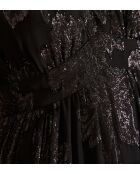 Schwarzes Marjolaine-Kleid