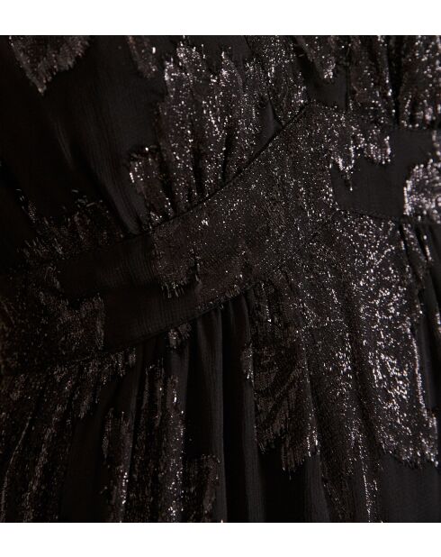 Schwarzes Marjolaine-Kleid