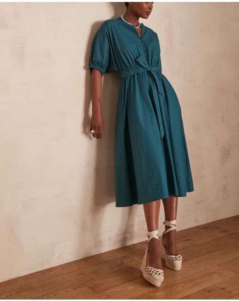 Robe Cordelia pétrole