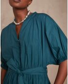 Robe Cordelia pétrole