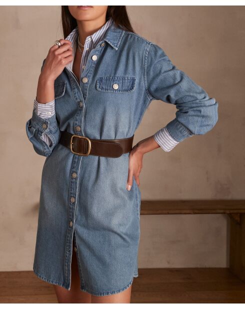 Leicht gewaschenes Jeanskleid Mercy
