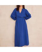 Robe Mirana bleu roi