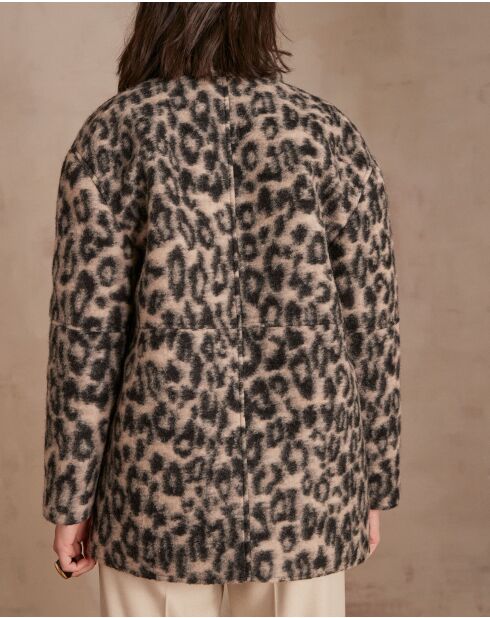 Manteau Lamia taupe clair