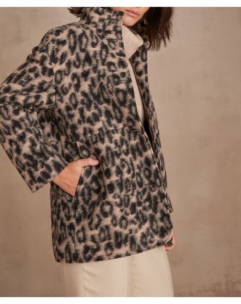 Manteau Lamia taupe clair