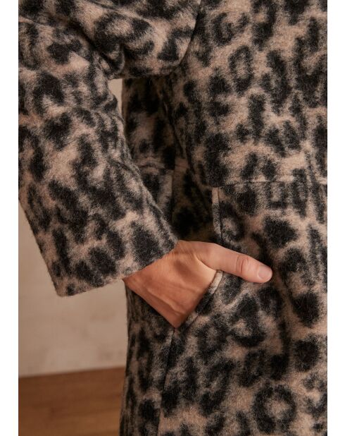 Manteau Lamia taupe clair