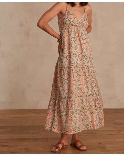 Melina Primerose Kleid mit Lurex-Print