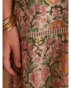 Melina Primerose Kleid mit Lurex-Print
