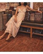 Melina Primerose Kleid mit Lurex-Print