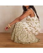 Robe Rima imprimée amande