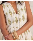 Robe Rima imprimée amande