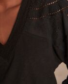 T-shirt nera Delis