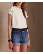 Apoline ecrufarbenes T-Shirt