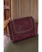 Borsa a tracolla Gaspard in pelle bordeaux
