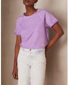 Alfred lila T-shirt