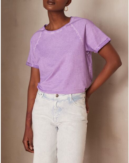 Alfred lila T-shirt