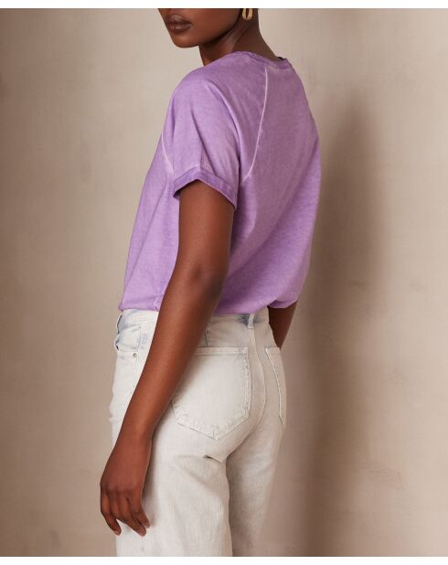 Alfred lila T-shirt