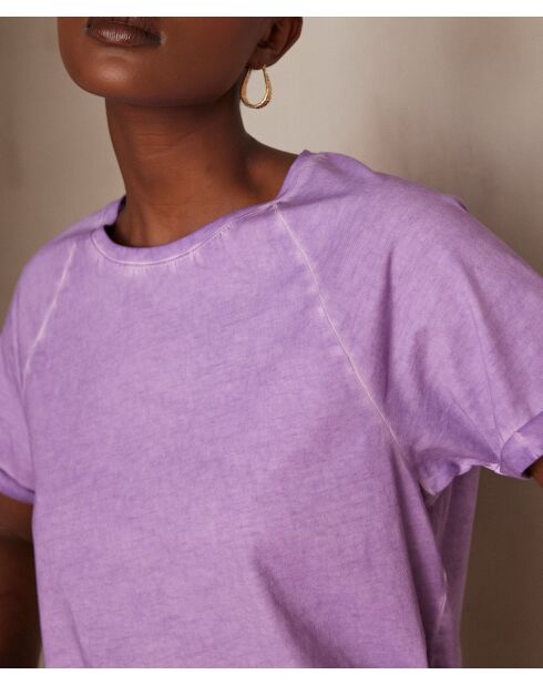 Alfred lila T-shirt