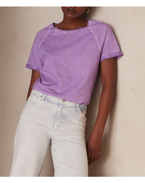 Alfred lila T-shirt