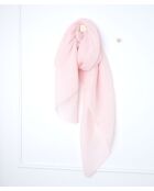 Foulard rose pâle