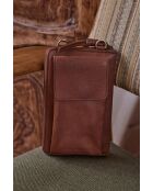 Pochette téléphone Gaspard camel clair