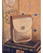 Kleine goldene Ines-Tasche