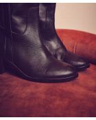 Bottes en cuir Ruddy noires